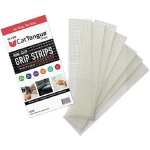 (6-7pk)-Cat Tongue Grips Gription 2" x 8" Clear Non-Abrasive Anti-Slip Strips - Picture 1 of 1