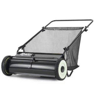 NNEMB Push Lawn Sweeper, 26' Wide Leaf and Grass Clipping Collector - Picture 1 of 9
