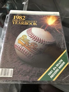 1982 Oakland A's Athletics Yearbook - Picture 1 of 2