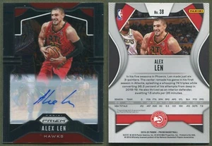 2019-20 Panini Prizm - Base Signatures - #38 Alex Len - Atlanta Hawks - AUTO - Picture 1 of 1