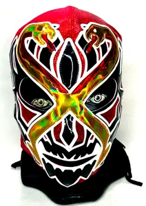 DR X Snakes Cross Wrestling Lucha Libre Costume Cosplay Mask Luchador Mascara - Picture 1 of 5