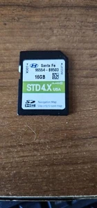OEM HYUNDAI SANTA FE  MAP DATA GPS Navigation SD Card 96554-B8503 STD4.X USA... - Picture 1 of 4