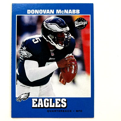 Donovan McNabb 2001 Upper Deck Vintage Card #129 NFL Philadelphia Eagles - Image 1 of 2
