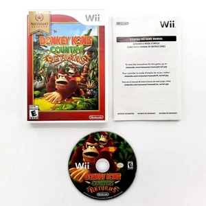 Donkey Kong Country Returns (Nintendo Wii, 2010) Complete Tested & Works - Picture 1 of 6