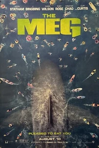 Póster original de la película The Meg de una hoja - 2018 - Imagen 1 de 5