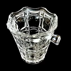 Raffreddatore Vino Champagne Vintage Secchio Ghiaccio Vetro Boemo Trasparente Ceco - Foto 1 di 7