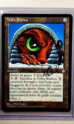 1995 Magic the Gathering Ice Age AP Artist Proof Runed Arch Volta Runica Rare - Image 1 of 3