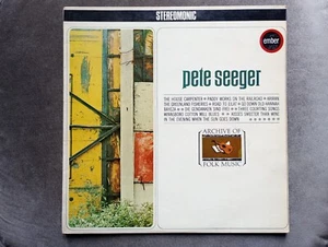PETE SEEGER - LP EMBER STEROMONIC FOLK 1968 CW 130 ARCHIVE OF FOLK - NM/VG - Picture 1 of 9