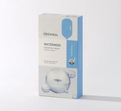 K-beauty Mediheal Watermide Essential Mask 24ml * 10pcs No.1 mask Vegan Pin - Image 1 of 4