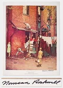 Norman Rockwell Signed Lithograph of His Famous Painting "Homecoming" - Picture 1 of 2