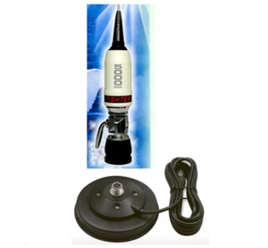 ANTENA CB SIRIO PERFORMER WHITE ANGELS FIGHTER P 5000 + MAG MOUNT 145mm PL - Zdjęcie 1 z 4
