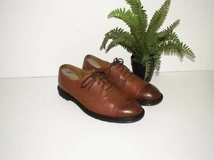 Dr. Martens MORRIS tan leather brogues shoes uk 10 eu 45 us 11 (1007) - Picture 1 of 8
