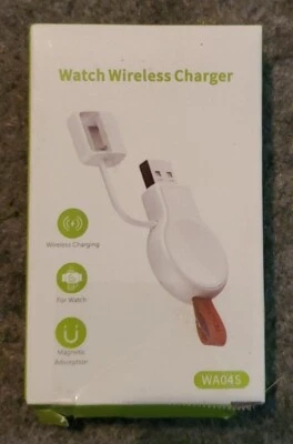 NEWDERY Cargador para Apple Watch Portátil iWatch USB Cargador Inalámbrico, Viaje... Foto 1 de 4