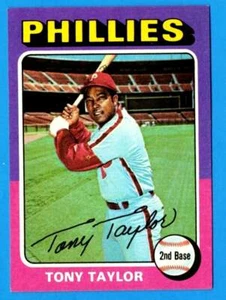 Tony Taylor 1975 Topps Mini #574 (ex-mt) Filis de Filadelfia - Imagen 1 de 1