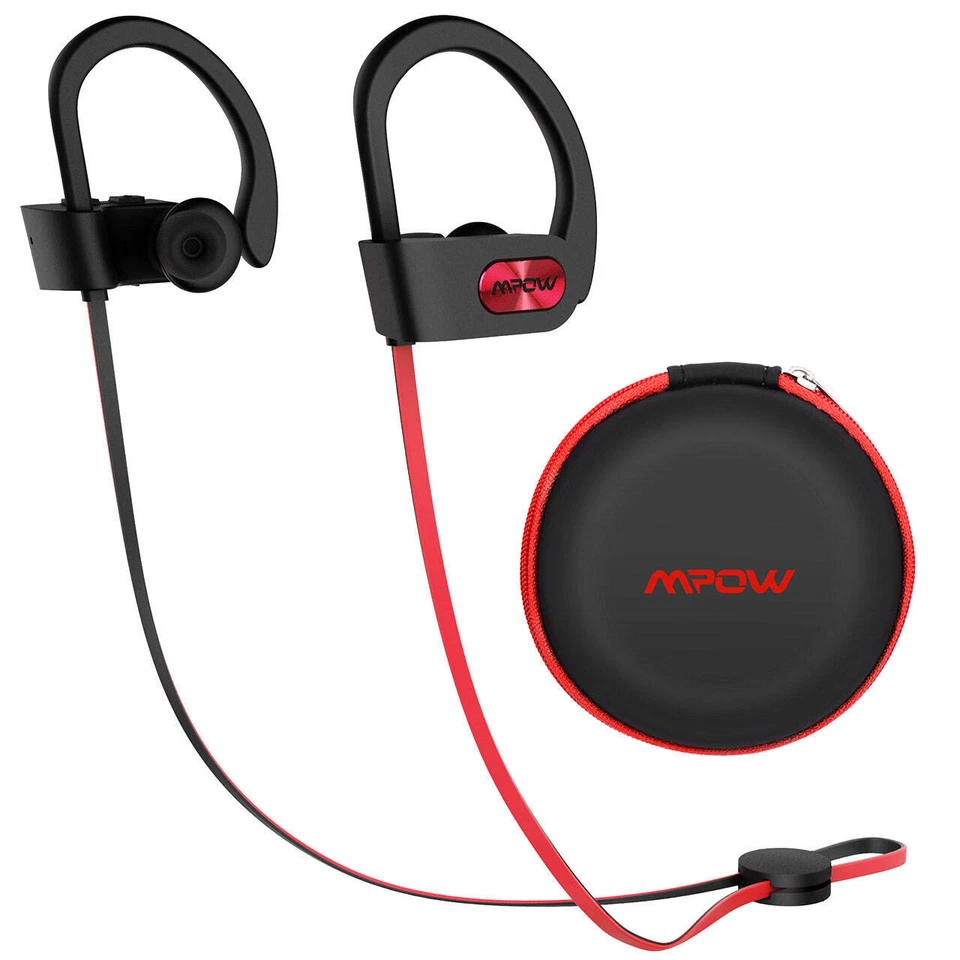 Mpow Bluetooth Headphones Sports Earphones Fitness In-Ear Handsfree Headset IPX7
