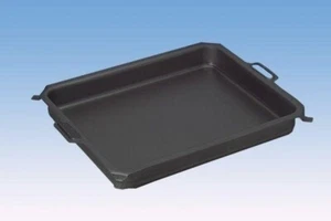 Grillpfanne f. Gasgrill, Emaille Pfanne B: 96,5 x T: 52,5 cm, H: 6 cm 5er Breite - Bild 1 von 1