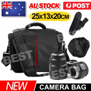 SLR DSLR Lens Camera Bag Shockproof Carry Case For Nikon Canon EOS Panasonic AUS - Picture 1 of 9