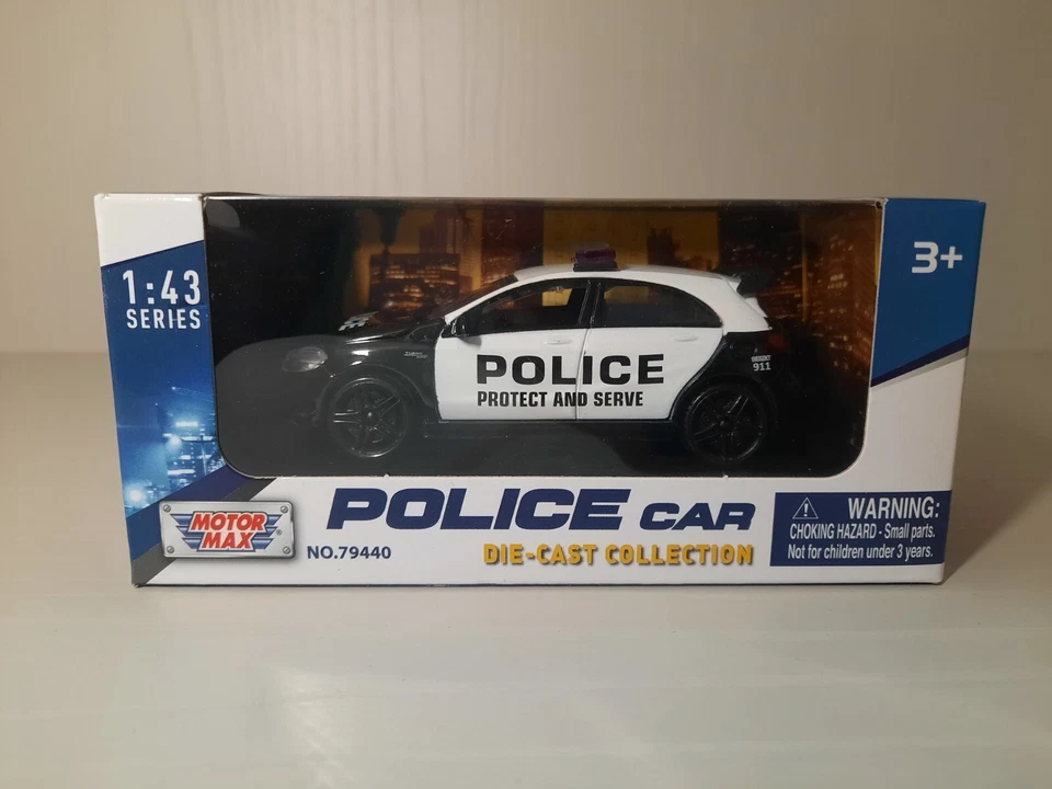 Modellino Statico Mercedes A45 AMG "Police" Motor Max Auto Scala 1:43 - Immagine 1 di 1