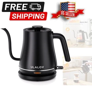 Stylish Gooseneck Kettle 1L - 1200W Quick Heating with Ergonomic Handle - Picture 1 of 11