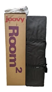 Joovy Room2 Room 2 Portable Playpen Playard Pack and Play + Fitted White Sheet - Picture 1 of 21