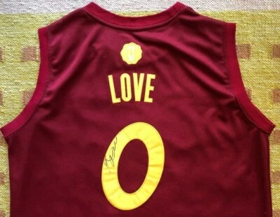 Kevin Love Signed Autograph Cleveland Cavaliers Jersey NBA USA UCLA  - Image 1 of 4