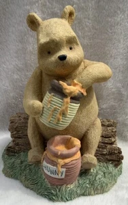 Classic Pooh Boarder Fine Arts Pooh Money Bank Box A1362 - Picture 1 of 9