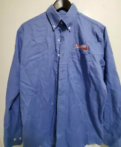 CUTTER AND BUCK ATLANTA BRAVES DRESS SHIRT - Picture 1 of 3