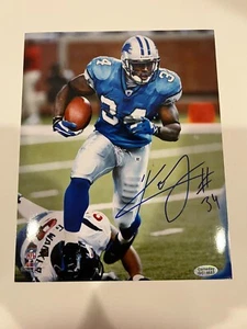 Kevin Jones Signed 8x10 Photo COA Detroit Lions Bears - Picture 1 of 2