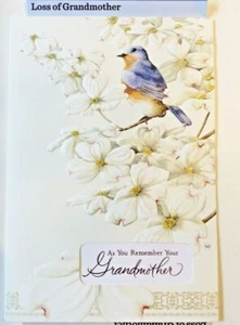 Nature's Sketchbook SYMPATHY Card "As You Remember Your GRANDMOTHER" NS26 - Picture 1 of 3