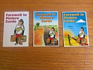Brooke Bond PG Tips tea cards: Farewell to Picture Cards set of 3 loose - Picture 1 of 2