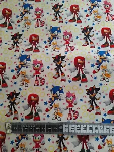 Sonic Fabric 1m x 1.4m 100% Cotton Shadow - Picture 1 of 1