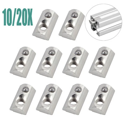 10/20 stk Innenwinkel Alu Außenwinkel M8 Für-40x40 Aluprofil Nut8 Nutsteine - Bild 1 von 4