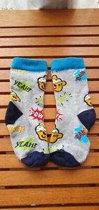 BBC Children In Need - Pudsey Bear Socks - Size 3.5.5 (Eur 19-22.5) - Picture 1 of 2