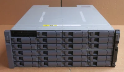 NetApp DS4243 24-Bay Disk Shelf 18x 600GB 15K SAS HDD 2x IOM3 Controllers 4x PSU - Image 1 of 4