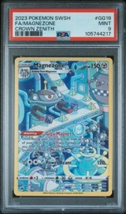 Pokemon TCG Magnezone GG18/GG70 2023 Crown Zenith Ultra Rare Card - PSA 9 MINT - Picture 1 of 2