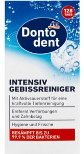 Gebissreiniger Tabs Donto Dent 128 Stück Intensivreiniger für alle Prothesen - Bild 1 von 3