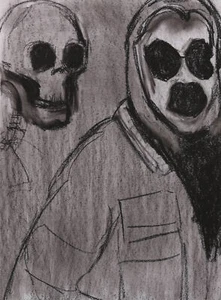 Joyce Moore - 20th Century Pastel, Death Behind You - Picture 1 of 2