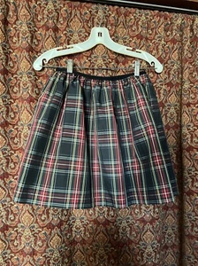 NWOT Polo Ralph Lauren Black watch Plaid Holiday Christmas Skirt Girls L 12-14 - Picture 1 of 6