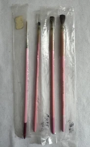 4 JAYNE HOUSTON PORZELLAN PUPPE KUNST PINSEL SET #3,4,6,8 NATURHAARBÜRSTEN - Bild 1 von 6