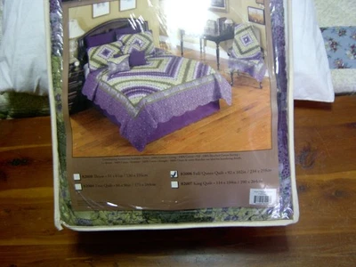 Почтовая марка Donna Sharp King/Queen Plum лоскутное одеяло и наволочки 92x102 - Изображение 1 из 2