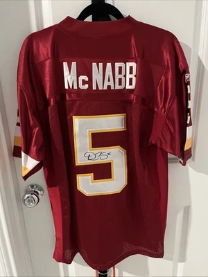 Футболка с автографом Донована Макнабба из Washington Redskins - Изображение 1 из 4