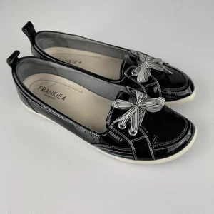 Frankie4, Sophie III Leather Flat, Aus sz13 Black 1496 - Picture 1 of 11