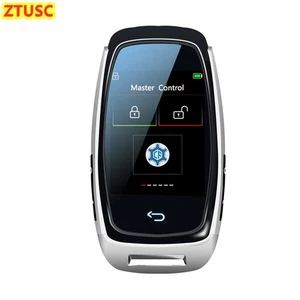 Universal Car Modified Remote Smart LCD Screen Key Silver For BMW Kia Benz Ford - Picture 1 of 15