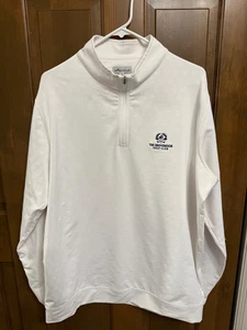 Peter Millar size XL men's 1/4 Zip Long Sleeve SKULL print pullover Broadmoor - Picture 1 of 10