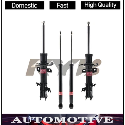 KYB OEM Front Struts & Rear Shocks For 2014-2019 Ford Fiesta Lifetime Warranty - Image 1 of 2