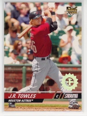 2008  Stadium Club #123b J.R. Towles RC First Day Issue Retail Houston Astros - Image 1 of 2