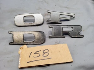 67-69 1967-1969 Ford truck Hood FORD Letters Emblems Patina F100 Emblems OEM - Bild 1 von 2