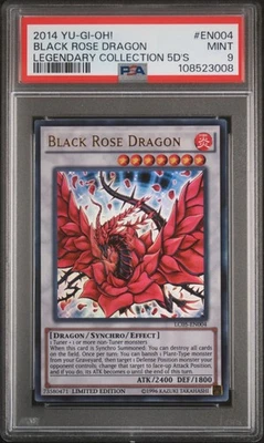YU-GI-OH 2014 LEGENDARY COLLECTION 5D’S BLACK ROSE DRAGON EN004 ULTRA RARE HOLO - Image 1 of 3