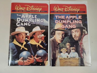 The Apple Dumpling Gang & Rides Again (VHS, 1998) Both VHS Tapes - Free Shipping - Image 1 of 4