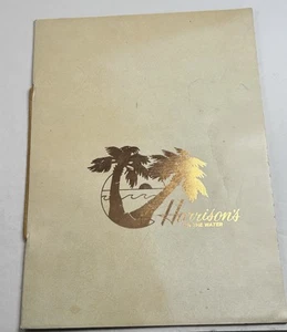 Menú vintage Harrison’s Restaurant Fort Lauderdale FL - Imagen 1 de 6